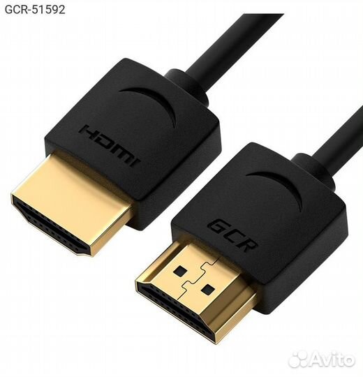 Видеокабель с Ethernet Greenconnect slim hdmi (M)