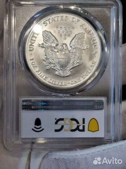 Монеты доллар США ms69 pcgs