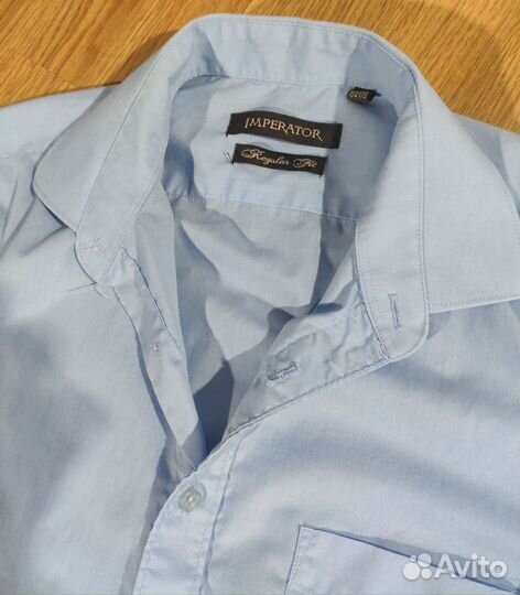 2 рубашки на мальчика 164-170, 38 regular fit