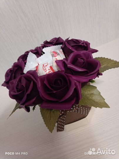 Букет из мыльных цветов