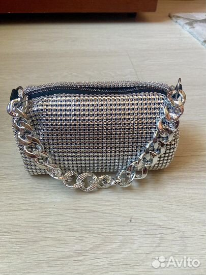 Клатч вечерний со стразами