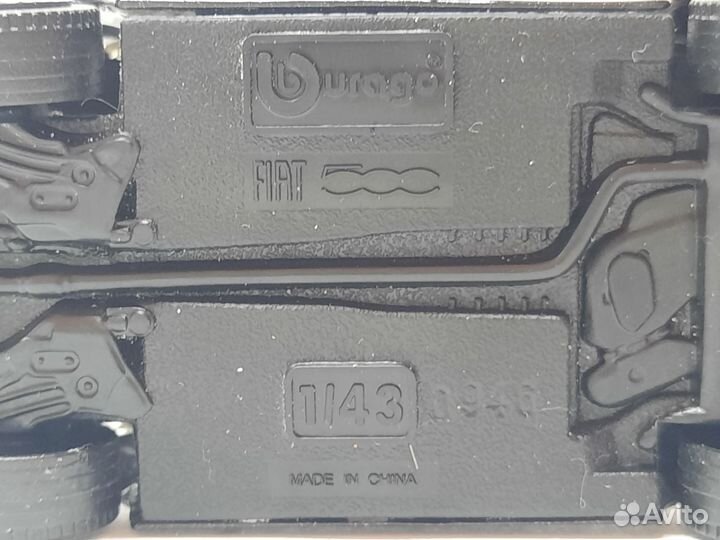Модель Fiat 500 коллекционная машинка
