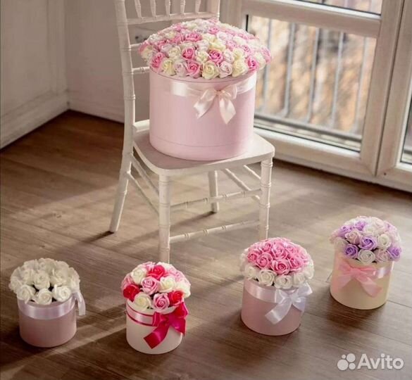 Букеты роз, цветы