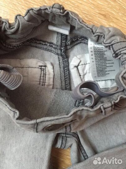 Джинсы H&M 4-6 мес