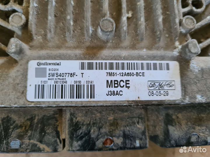 Эбу Ford Focus 2 1.8 tdi