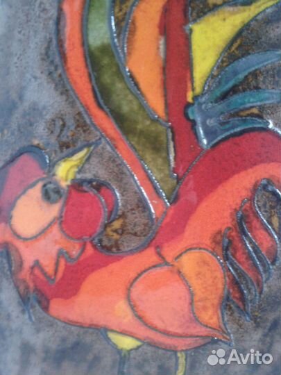 Панно петух винтаж