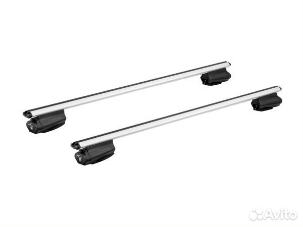 Багажник на крышу Бэлт, высокий рейлинг LUX аэр