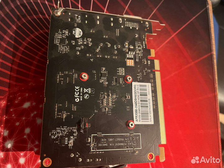 Видеокарта rx 550 2gb
