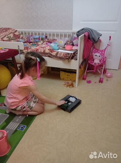 Кровать с реечным дном гулливер + матрас (IKEA)