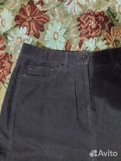 Юбка вельветовая