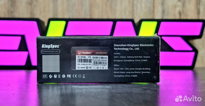 SSD 2TB M2 KingSpec XG7000 Pro XG7000-2TB PRO