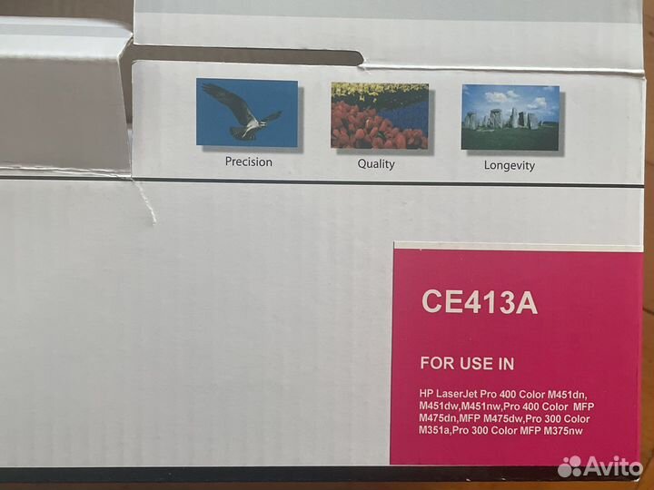 Катридж для HP CE413A красный