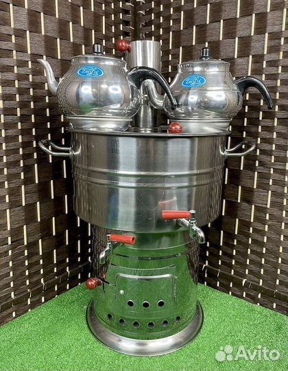 Турецкий самовар на дровах