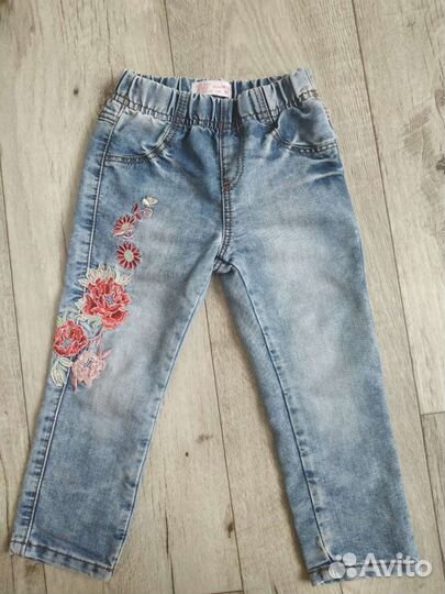 Джинсы для девочки 92