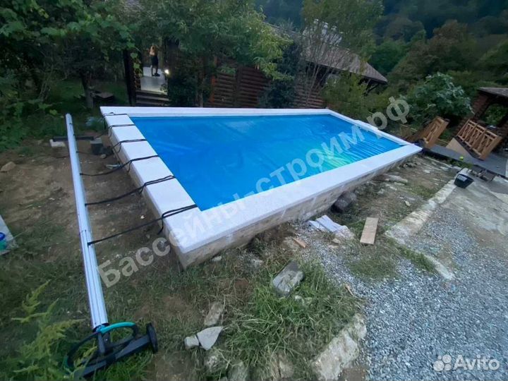 Бассейн 7х3х1,5 от производителя,ступени Лето