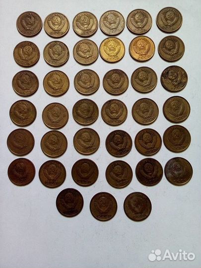 2копейки ссср.1968-1990г(39шт)