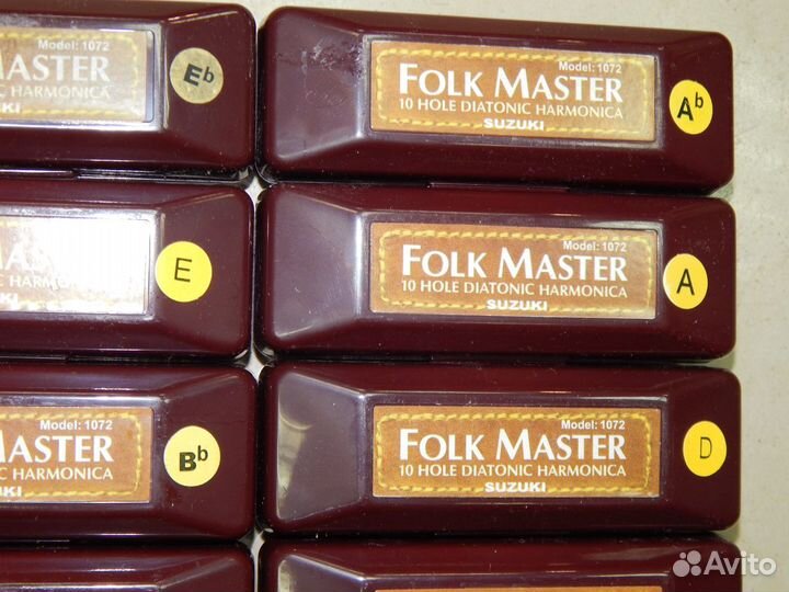 Губная гармошка diatonic suzuki folkmaster 1072