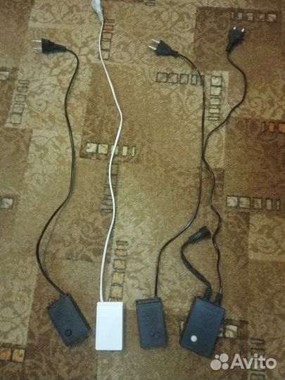 Блоки питания и вилки с проводом