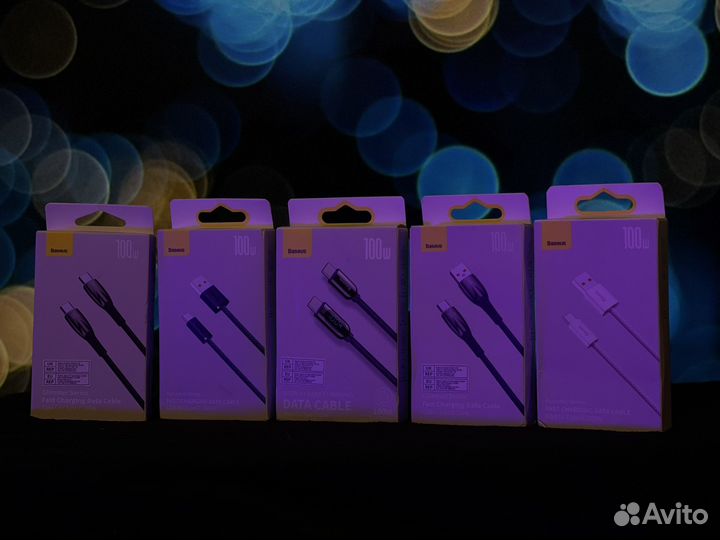 Кабели для быстрой зарядки iPhone 15 Type-c