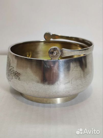 Сахарница, конфетница Серебро 84 Россия 1891 год