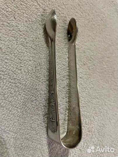 Щипцы для сахарницы. Серебро