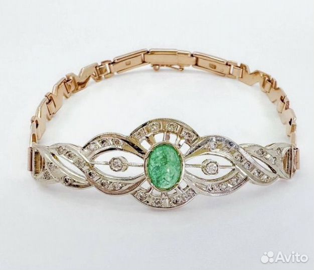 Золотой браслет с бриллиантами 583 пр