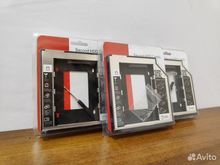 Салазки для hdd (Optibay) 9.5mm и 12.7mm