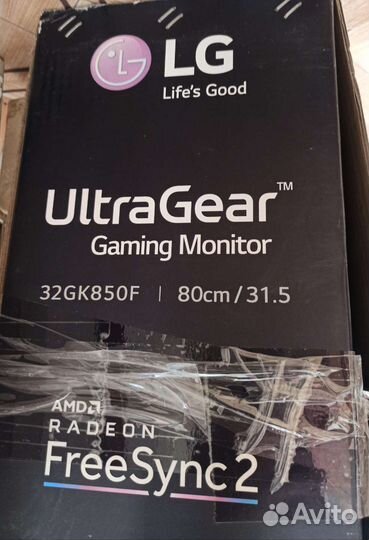 Монитор LG UltraGear 32GK850F-B,144Hz, 31,5'