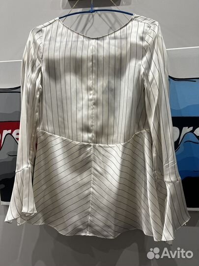 Блузка шелковая Massimo Dutti