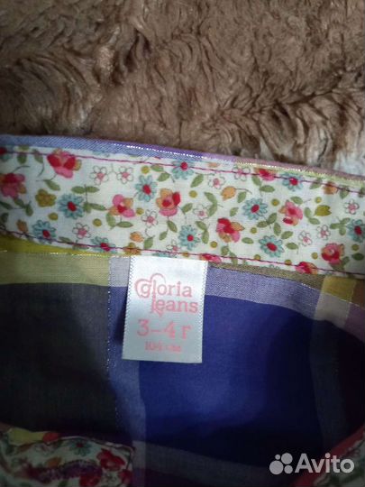 Рубашка Gloria Jean's для девочки р.104 (3-4 года)