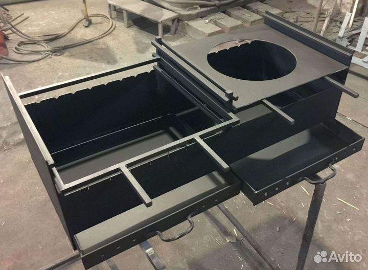 Мангал в стиле лофт