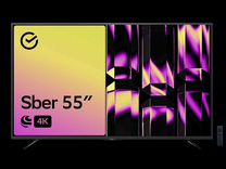 Новый Телевизор Sber SDX-55U4127, 55"(139 см)