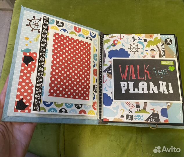Фотоальбом ручной работы для мальчика на заказ