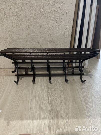 Банкетка обувница бу + 2 вешалки настенные