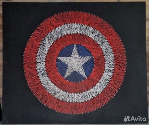 Картина в технике String Art (ручная работа)