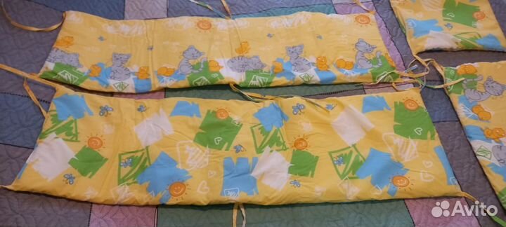 Мягкие бортик для детской кровати