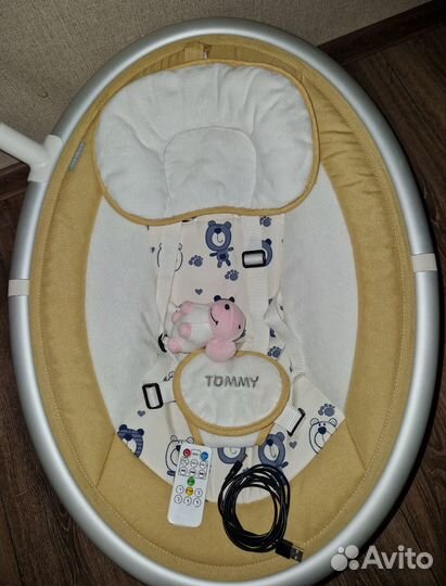 Электрокачели для новорожденных Tommy