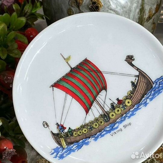 Декоративные тарелочки с парусниками Бавария