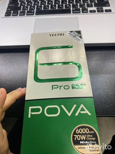 TECNO Pova 6 Pro 5G, 12/256 ГБ