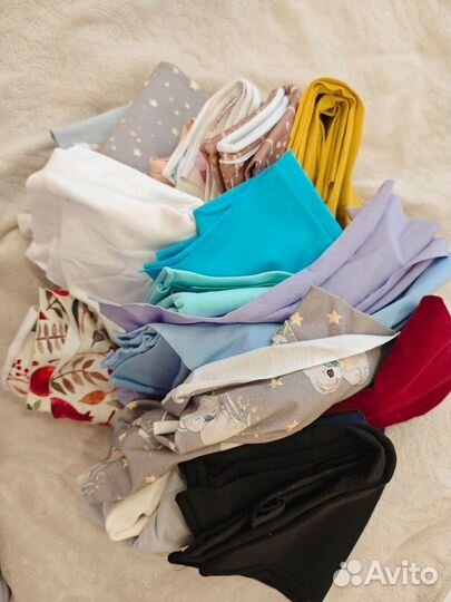 Ткань отрезы футер