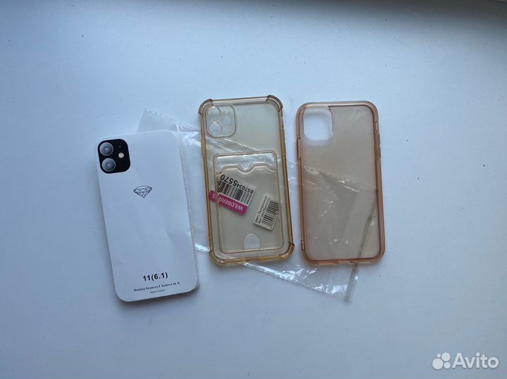 Прозрачный силиконовый чехол iPhone 11