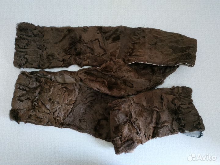 Натуральный мех для рукоделия норка лиса цигейка