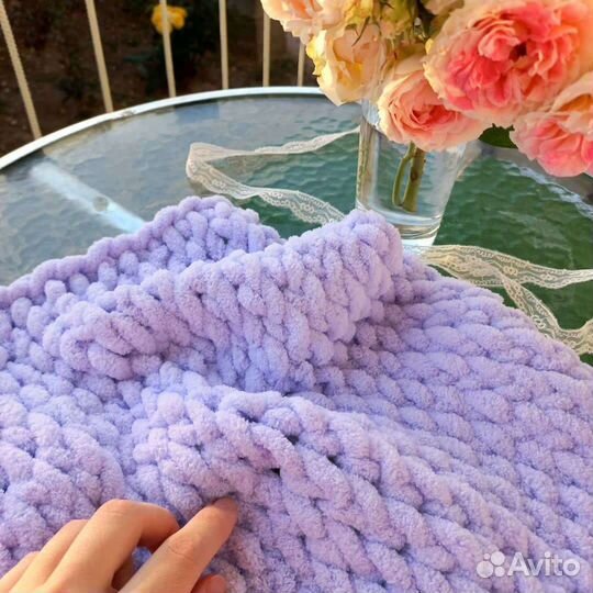 Плед детский плюшевый