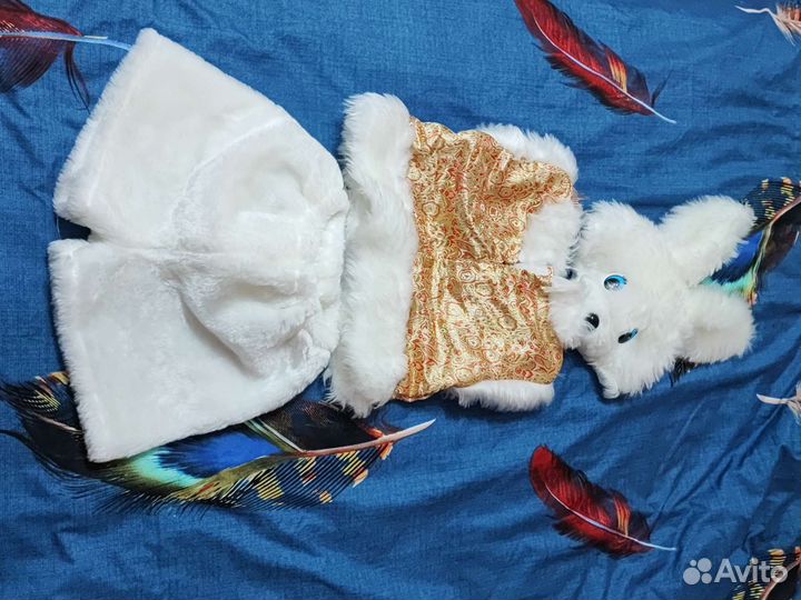 Новогодний костюм зайчика 104