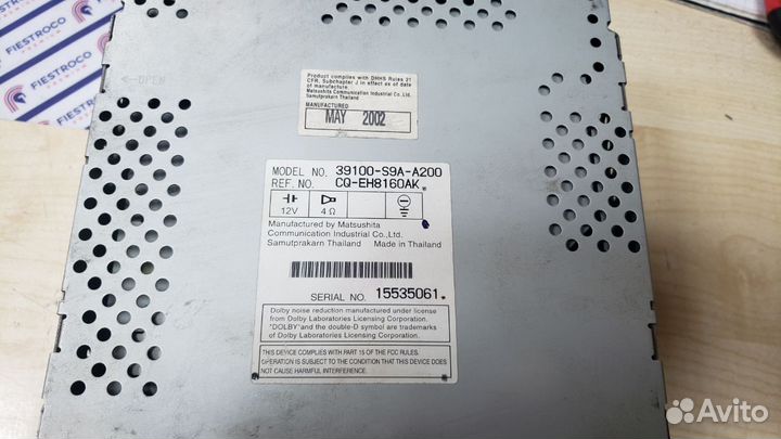 Автомагнитола Honda cr-v