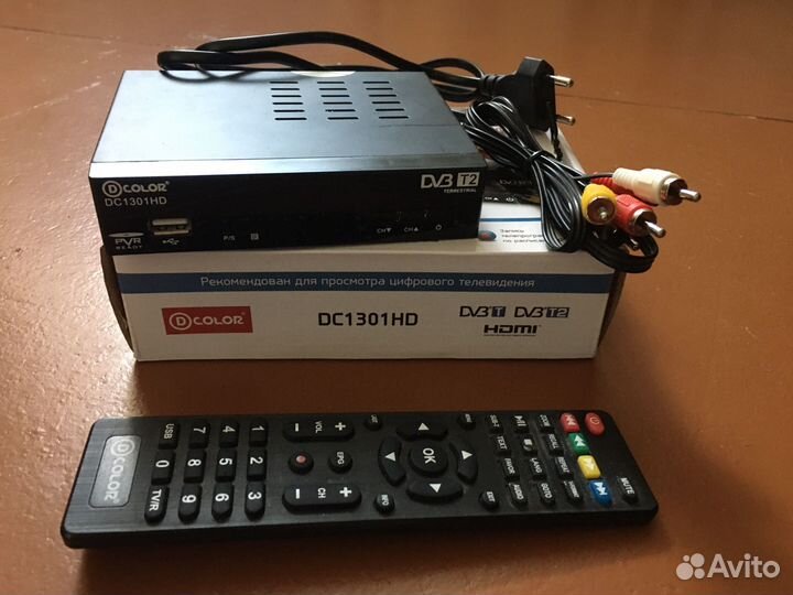 Ресивер DVB-T2 D-Color DC1301HD
