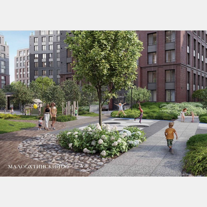 2-к. квартира, 71,7 м², 6/9 эт.