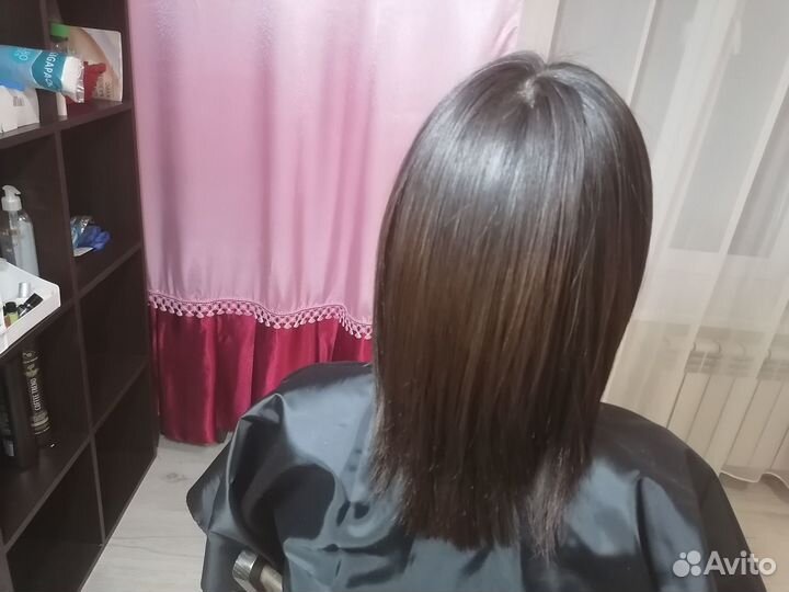 Кератиновое выпрямление ботокс