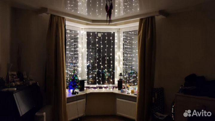 Гирлянда штора