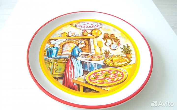 Блюдо большое круглое. Б/у